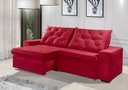 Ver imagem 2 de Sofá Retrátil e Reclinável 2.50m Estilo Estofados - Europa com Softgel D33 "vermelho"