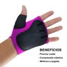 Luva de Musculação Kanxa Compacta Neopreme Para Academia 1278 Rosa - G - Rosa - 3