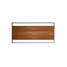 Cabeceira de Cama Mdf Cb-04 Preto Fosco Madeira Escura - 1