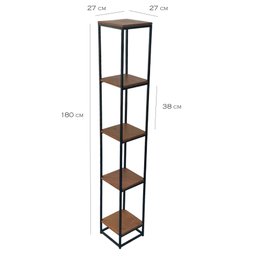 Suporte Plantas Chão 5 Andares de Pé Estilo Industrial 1,8 M - 2