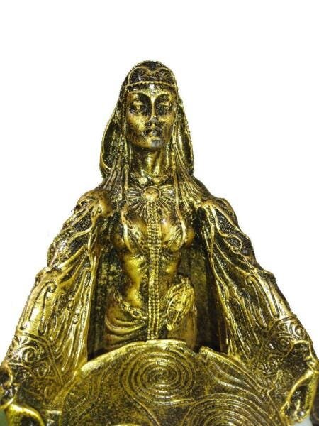 Estatua Da Deusa Danu Wicca Da Criação E Fertilidade - 3