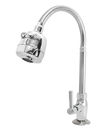 Ver imagem 7 de Torneira Cozinha Bancada Gourmet Ducha Cromado C-72:Prateado