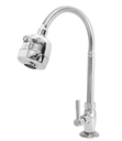Ver imagem 1 de Torneira Cozinha Bancada Gourmet Ducha Cromado C-72:Prateado