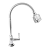 Torneira Cozinha Bancada Gourmet Ducha Cromado C-72:Prateado - 3