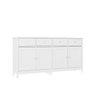 Aparador Buffet Ditália 4 Portas 4 Gavetas R-626 Branco - 1