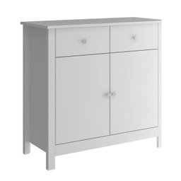 Aparador Buffet Ditália 2 Portas 2 Gavetas R-603 Branco - 1 Aparador Buffet Ditália 2 Portas 2 Gavetas R-603 Branco - 1