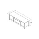 Ver imagem 3 de Rack 2 Portas Ditália R-606 Branco