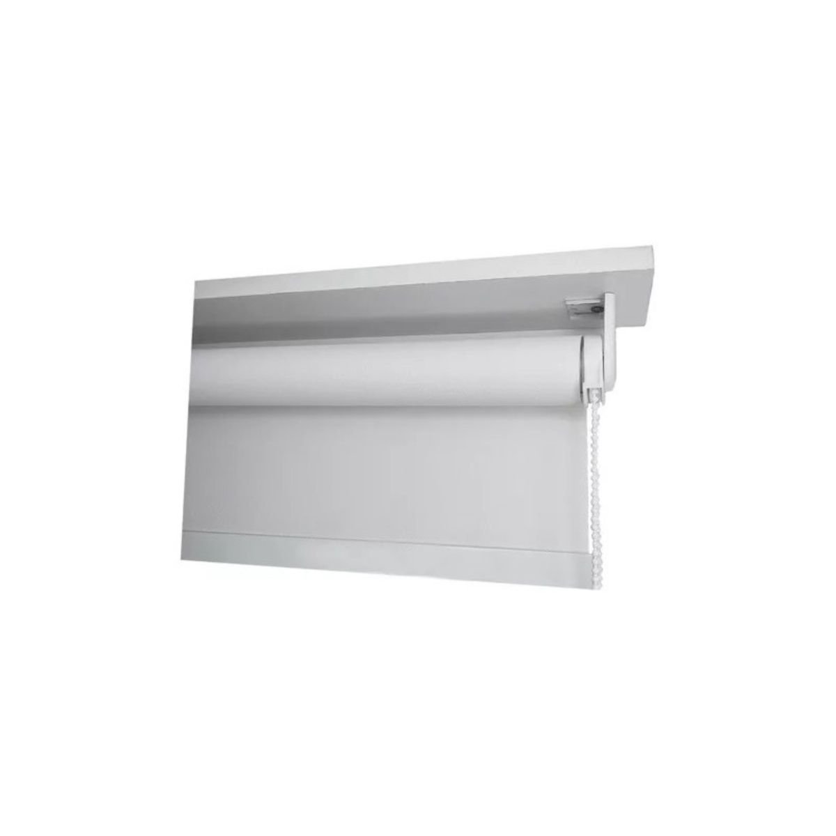 Cortina Rolo Blackout 0% 0,80 L X 1,20 a Escurecer Quarto:cinza