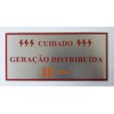 Ver imagem 2 de Placa Cuidado - Geração Distribuída - Padrão Copel com 10Un