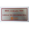 Placa Cuidado - Geração Distribuída - Padrão Copel com 15Un - 2