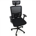 Ver imagem 2 de Cadeira de Escritório Presidente Giratória Ergonômica - Infomóveis Preto