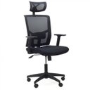 Ver imagem 3 de Cadeira de Escritório Presidente Giratória Ergonômica - Infomóveis Preto
