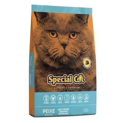 RAÇÃO SPECIAL CAT PREMIUM PEIXE PARA GATOS ADULTOS 10,1kg - RAÇÃO SPECIAL CAT PREMIUM PEIXE PARA GAT - 1