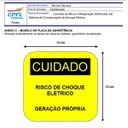 Ver imagem 3 de Placa Cuidado - Geração Própria - Padrão Cpfl Tam 13x13 Ca 50Un