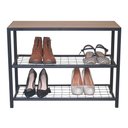 Ver imagem 3 de Kit Sapateira Sd 3501 Preto + Cabideiro 3505 Preto