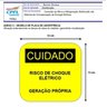Placa Cuidado - Geração Própria - Padrão CPFL Tam 13x13 CA 10un - 3