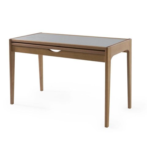 Mesa Aparador Seixas Tampo de Vidro - Fendi Claro