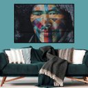 Ver imagem 1 de Quadro Canvas Abstrato Índio 30x42