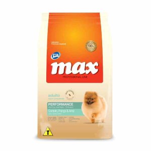 RAÇÃO MAX CAES P.LINE FRANGO ARROZ ADULTO RAÇAS PEQUENAS 20KG