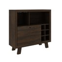 Ver imagem 1 de Adega Bar Grande para Sala de Estar Decorativa Mdp Rustico