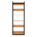 Ver imagem 2 de Estante Closet Guarda Roupa Modulo 5 Prat. Freijó/Preto