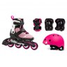 PATINS ROLLERBLADE MICROBLADE CUBE MENINAS - ROSA 34.5 A 38.5 BR - 1