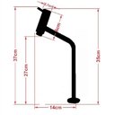 Ver imagem 5 de Cuba de Vidro Oval 47cm Champanhe + Valvula + Torneira Preta