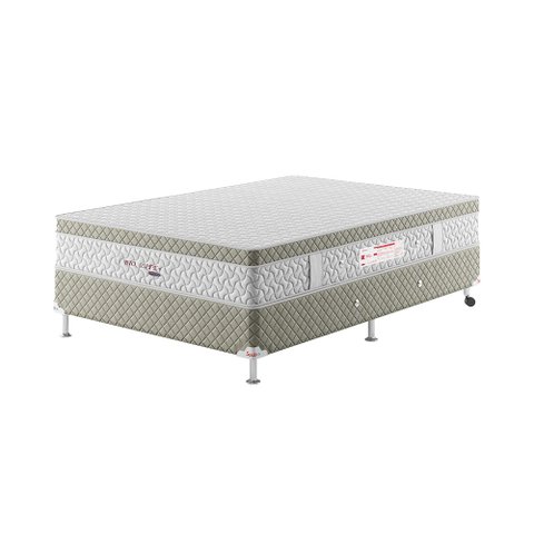 Cama Box Casal Bio Life+ Spubio Incofal Bege 138x188x57cm