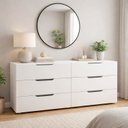 Ver imagem 1 de Cômoda para Quarto 6 Gavetas 150cm Madri Branco