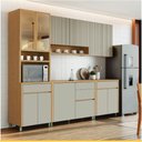 Ver imagem 2 de Cozinha 5 Peças 11 Portas 5 Gavetas Nesher Luna 270 Cm 100 Mdf