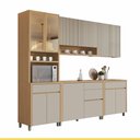 Ver imagem 1 de Cozinha 5 Peças 11 Portas 5 Gavetas Nesher Luna 270 Cm 100 Mdf