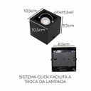 Ver imagem 2 de Plafon Spot Sobrepor Box 1 Facho Preto P/ Mr16 Starlumen St2944