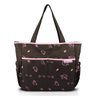 Bolsa Bebê Maternidade Recém Nascido Gestante Passeio Unissex:Marrom Pink - 3
