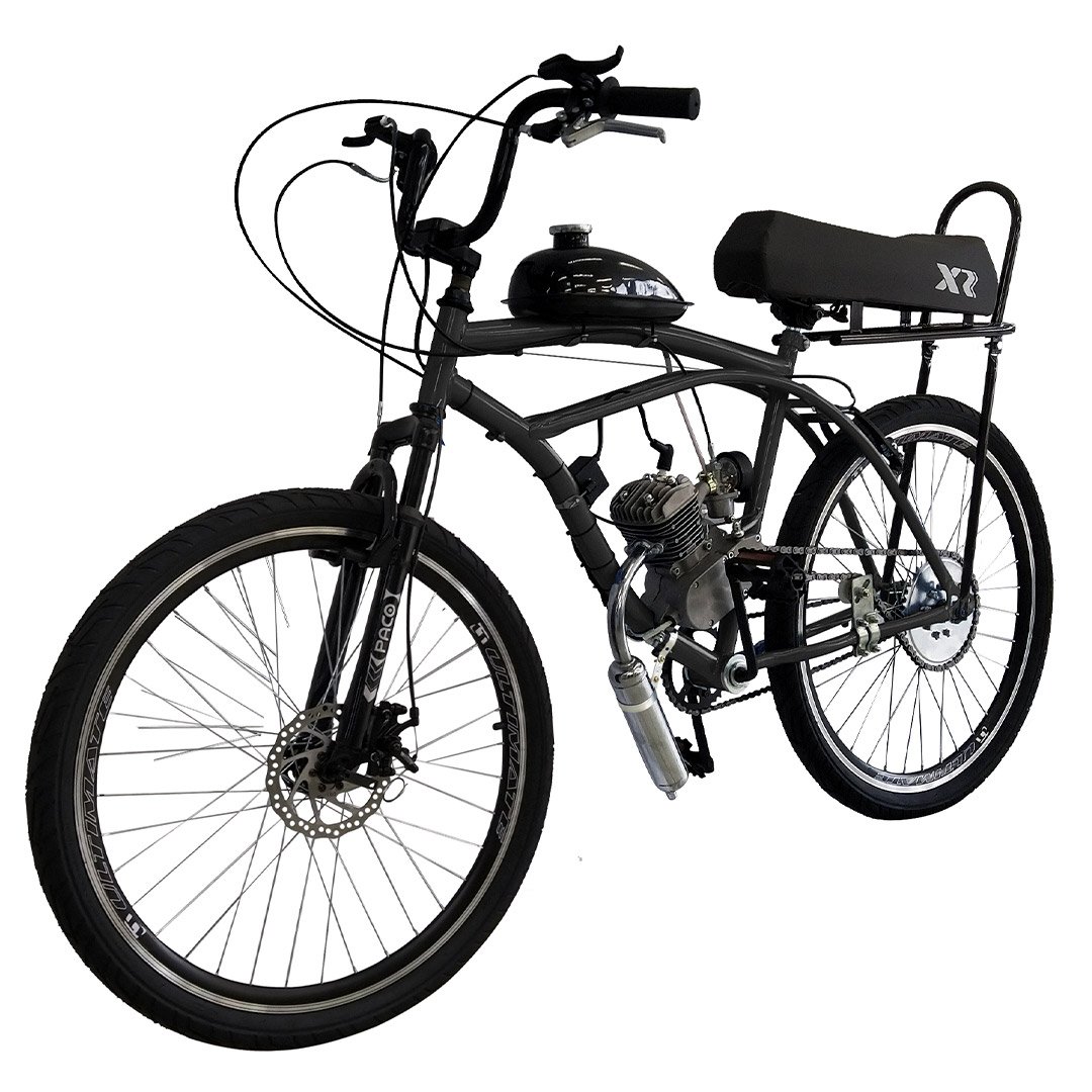 Bicicleta Motorizada 80cc Coroa 52 FrDisc/Susp Banco XR Rocket - 1