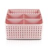 Organizador Mesa Escritório Divisória Quarto Closet Multiuso:Rosa - 1