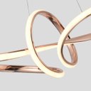 Ver mais imagens de Lustre Pendente Led 35w Moderno Rosé 3 Temperaturas de Cor