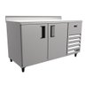 Balcão Congelados Venâncio 150cm Exterior Inox Interior Aluzinco Tampo Liso Espelhado 220v Vcch15- - 1
