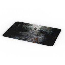 Mouse Pad Gamer Série The Last of Us Joel e Ellie Império da Impressão 90cm x 35cm - 2