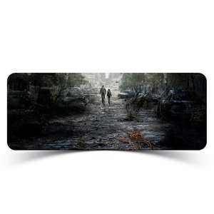 Mouse Pad Gamer Série The Last of Us Joel e Ellie Império da Impressão 90cm x 35cm