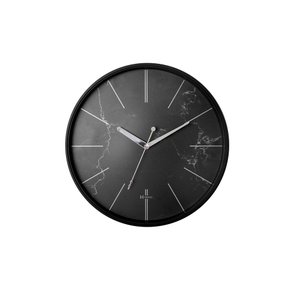 Relógio de Parede Preto Fosco Herweg 6860-262