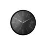 Relógio de Parede Preto Fosco Herweg 6860-262 - 1
