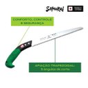 Ver imagem 2 de Podador Florestal Reto 300mm Samurai Bushi c/ Coldre Js-300-Lh