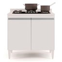Ver imagem 6 de Balcão para Cooktop 2s Brenda Branco 80cm