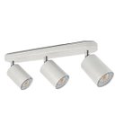 Ver imagem 1 de Spot Sobrepor Direcionável Triplo com Base Branco GU10 42cm EMBU LED