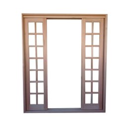Porta Correr Vidro Mad. Eucalipto 2,15x1,60 Cx14 Frainer - 3