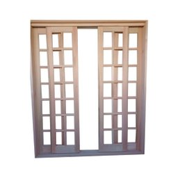 Porta Correr Vidro Mad. Eucalipto 2,15x1,60 Cx14 Frainer - 2