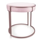 Ver imagem 4 de Puff Love Suede Rosa Bebê Base Industrial Rose