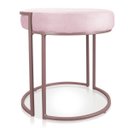 Ver imagem 5 de Puff Love Suede Rosa Bebê Base Industrial Rose