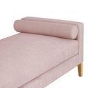 Ver imagem 2 de Recamier Berlim 1,20m Suede Rosa Bebe - Inova Decorações