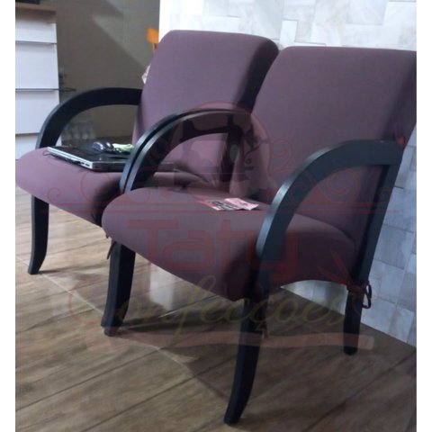 Capa Cadeira de Aproximação:marrom